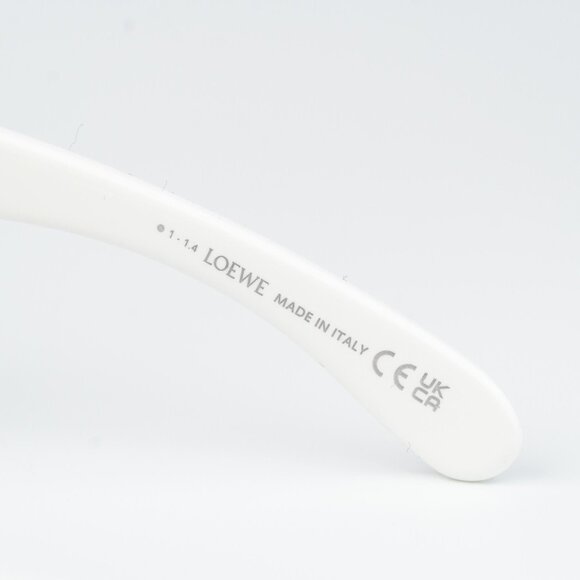 Loewe X PAULA'S IBIZA Women Sunglasses White Brown Mirror Pilot LW40132I 25G - Picture 6 of 9